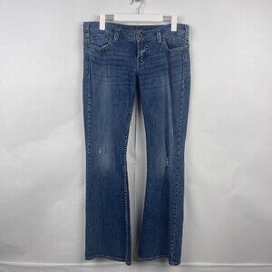 Silver Jeans Denim Pioneer Boot Cut Low Rise Jeans Size 30